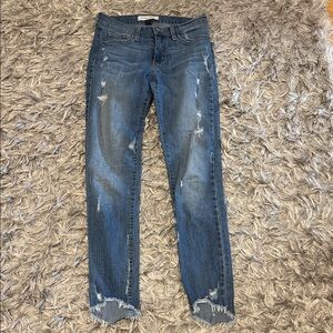 Flying Monkey Distressed Denim Skinny Jeans